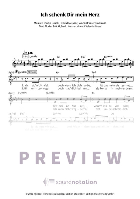 Ich schenk Dir mein Herz - Preview Page 1