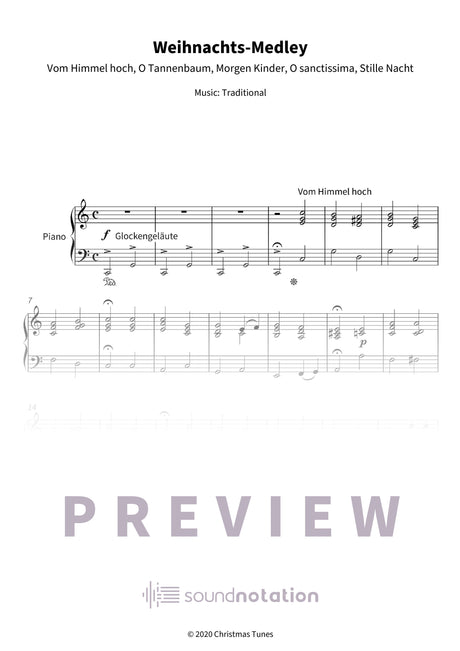 Weihnachts-Medley - Preview Page 1