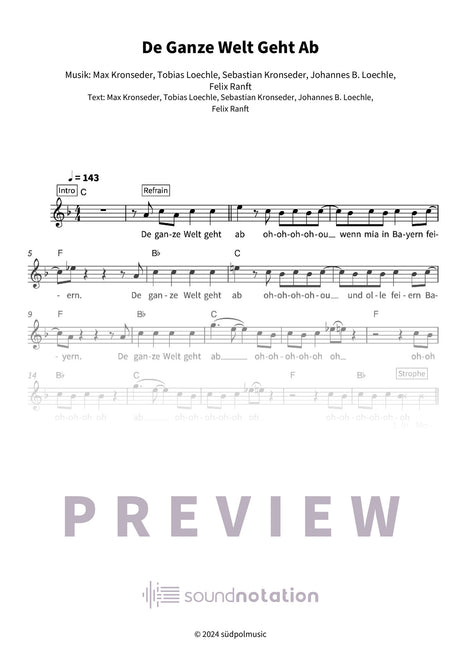 De Ganze Welt Geht Ab - Preview Page 1