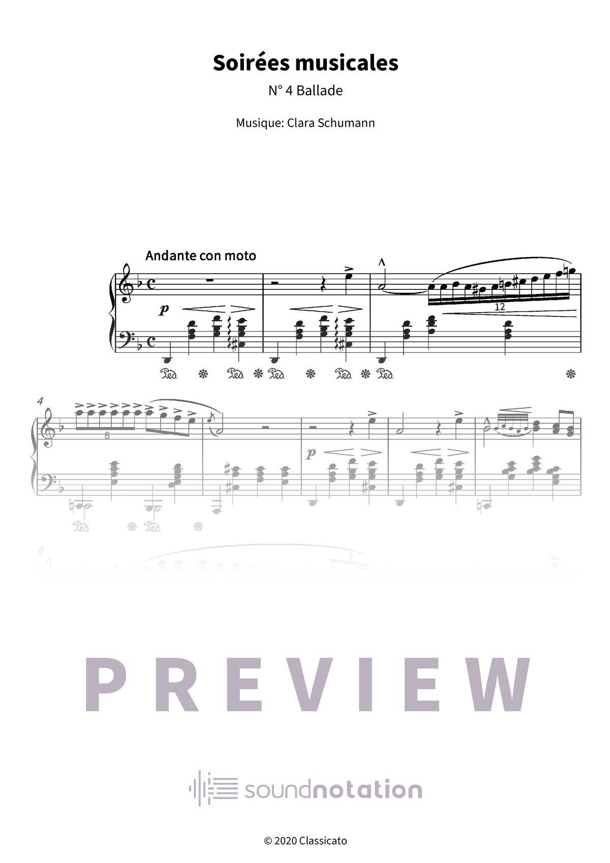 Soirées musicales - Preview Page 1
