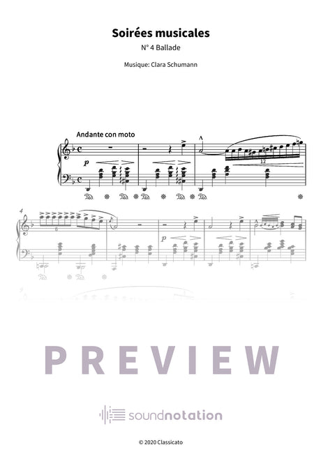 Soirées musicales - Preview Page 1