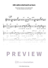 100 Jahre sind noch zu kurz - Preview Page 1
