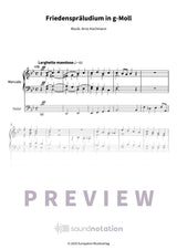 Friedenspräludium in g-Moll - Preview Page 1
