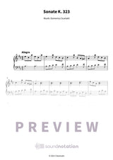 Sonate K. 323 - Preview Page 1
