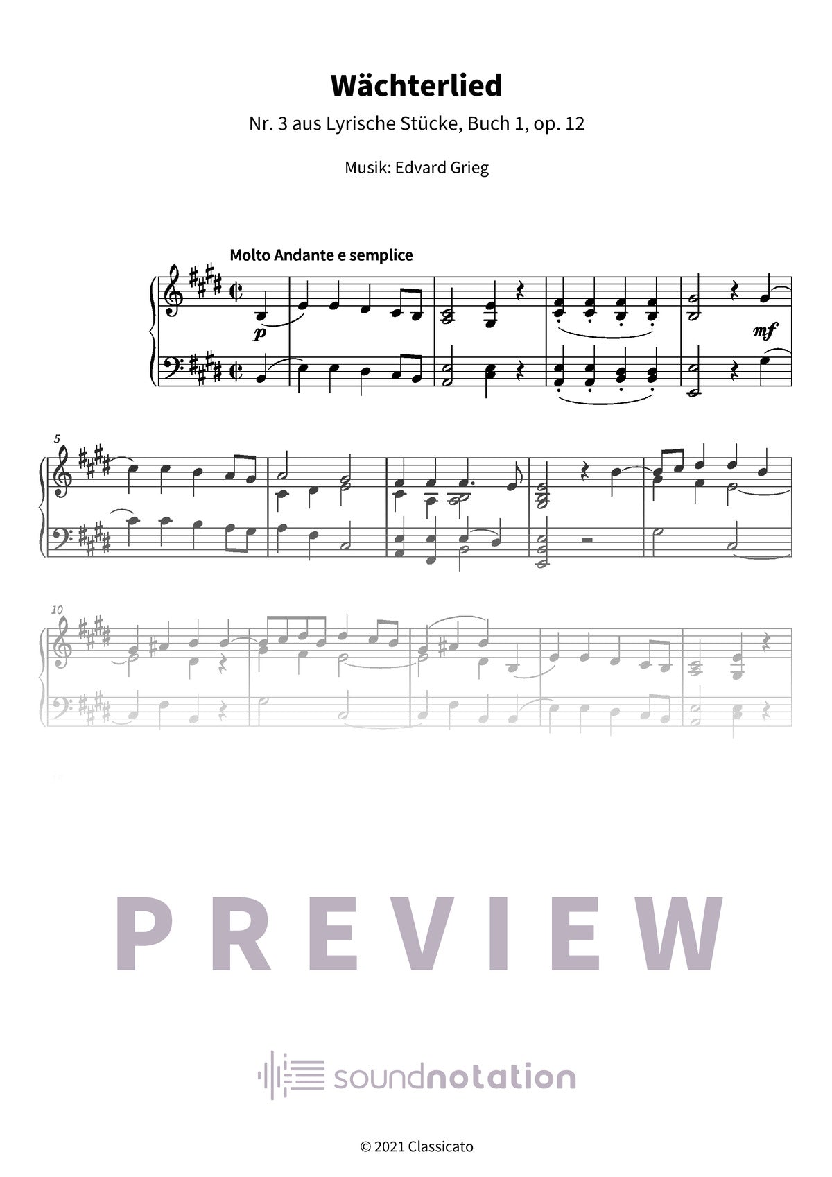 Wächterlied - Preview Page 1