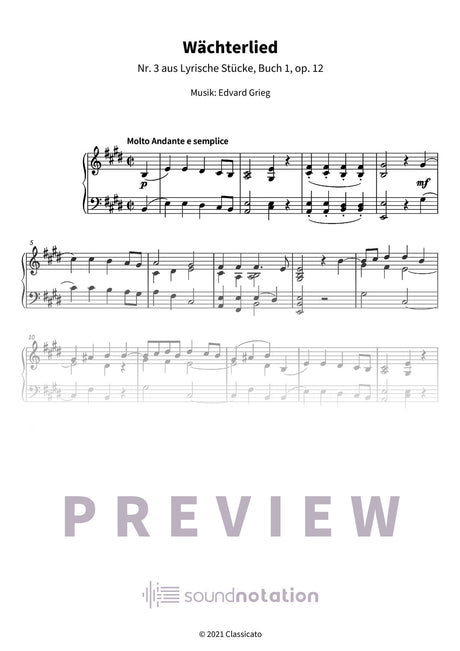 Wächterlied - Preview Page 1