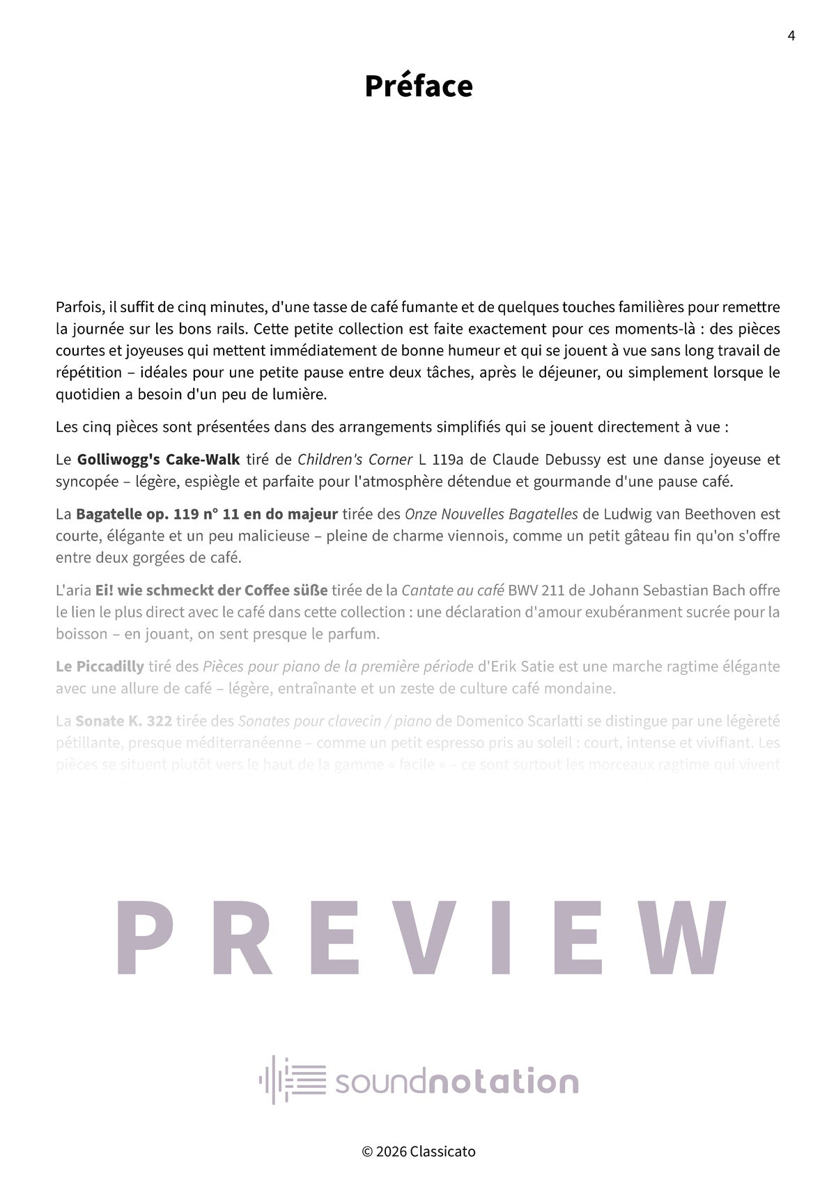 Pause café au piano - Preview Page 1