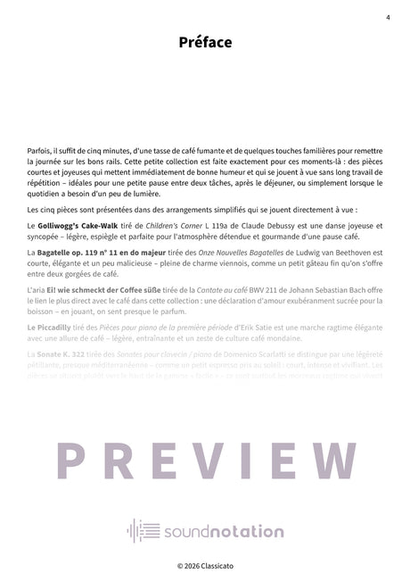 Pause café au piano - Preview Page 1