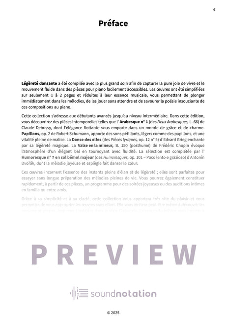 Légèreté dansante - Preview Page 1