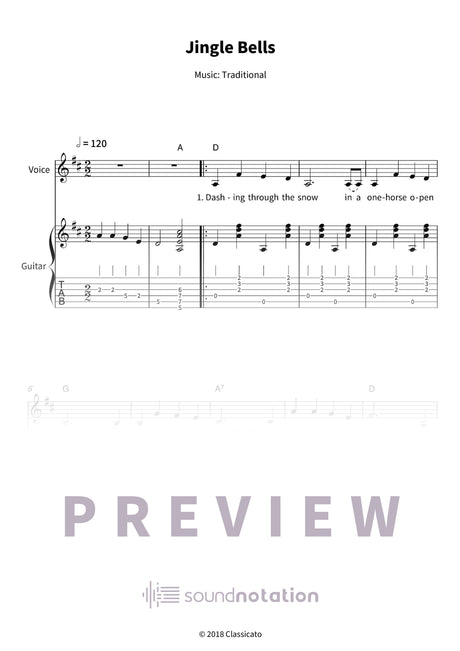 Jingle Bells - Preview Page 1