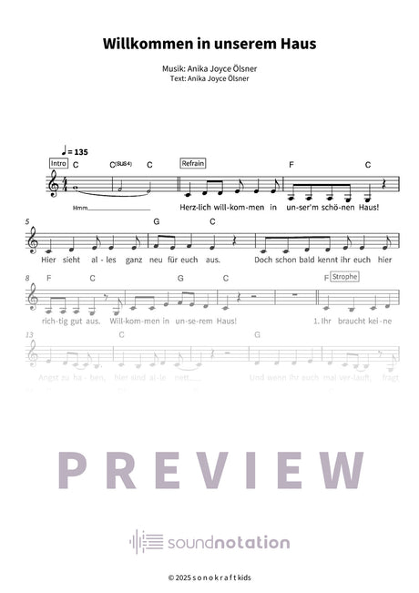 Willkommen in unserem Haus - Preview Page 1