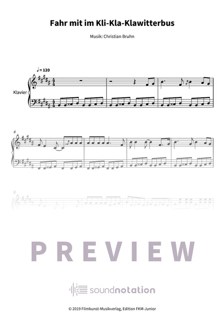 Fahr mit im Kli-Kla-Klawitterbus (Kli-Kla-Klawitter) - Preview Page 1