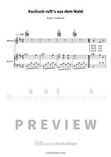 Kuckuck ruft's aus dem Wald - Preview Page 1
