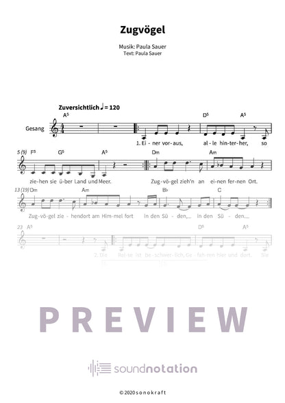 Zugvögel - Preview Page 1