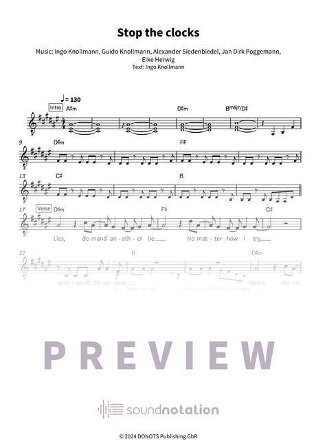 Stop the clocks - Preview Page 1