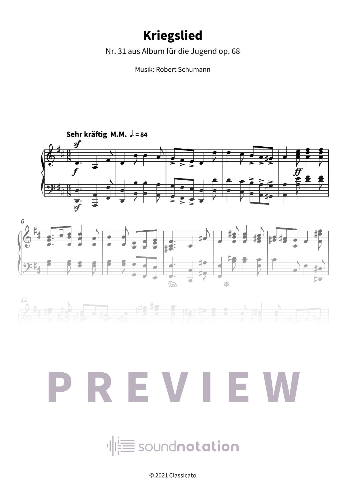 Kriegslied - Preview Page 1