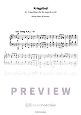 Kriegslied - Preview Page 1