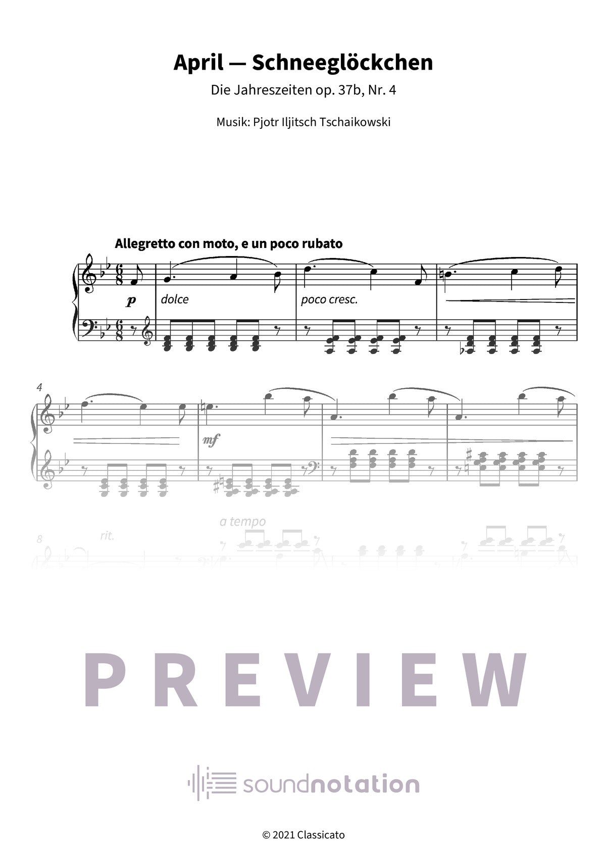 April — Schneeglöckchen - Preview Page 1