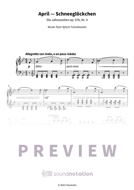 April — Schneeglöckchen - Preview Page 1