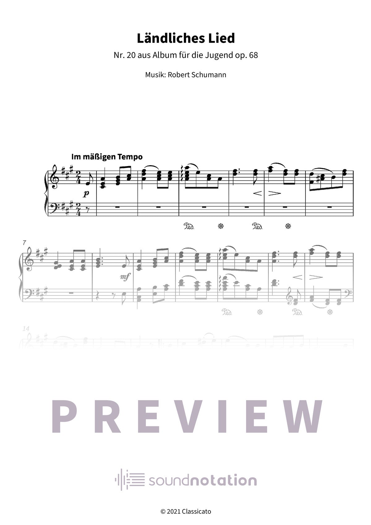 Ländliches Lied - Preview Page 1