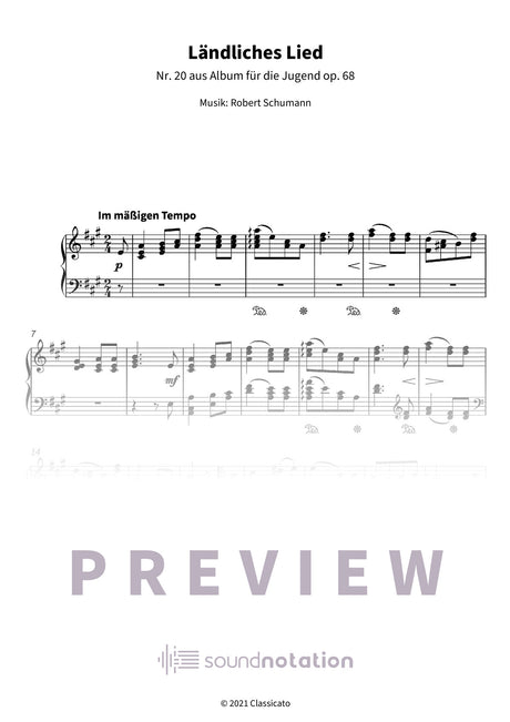 Ländliches Lied - Preview Page 1