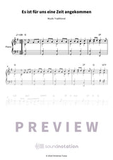 Es ist für uns eine Zeit angekommen - Preview Page 1