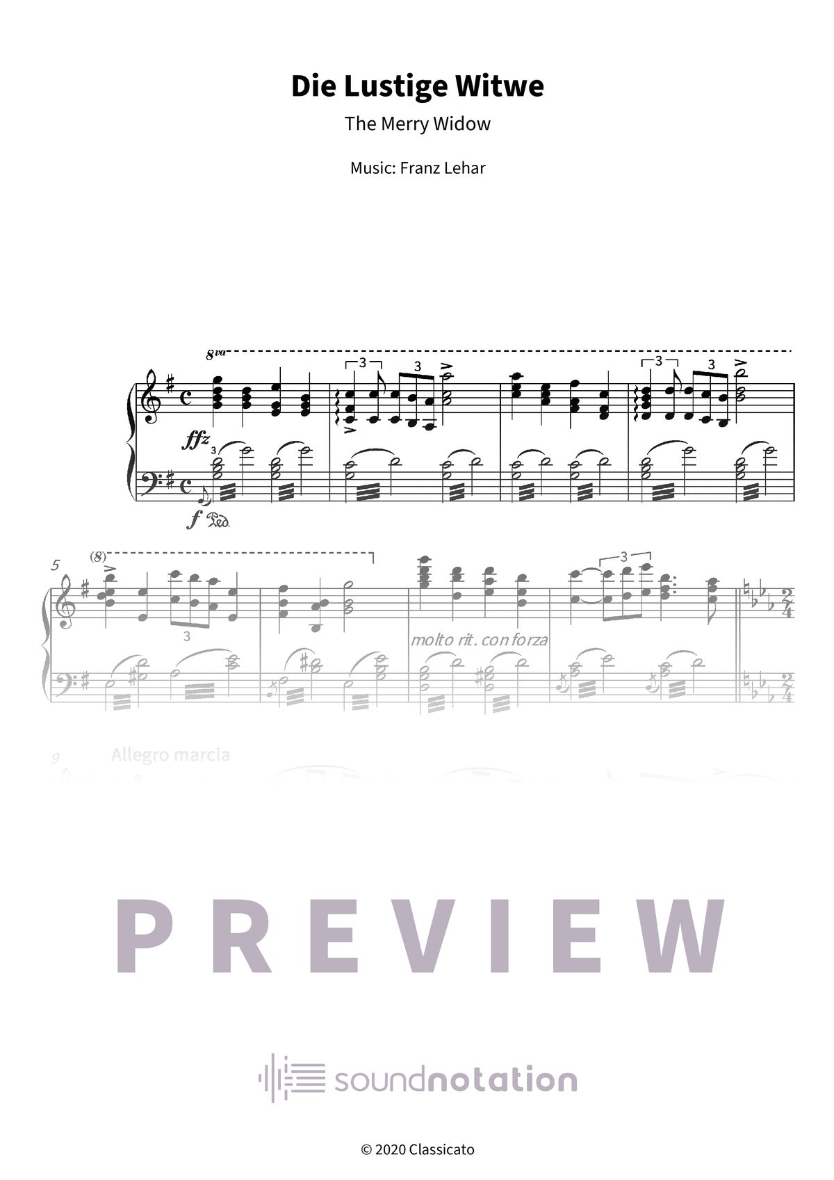 Die Lustige Witwe - Preview Page 1