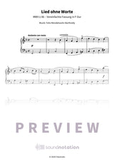 Lied ohne Worte - Preview Page 1