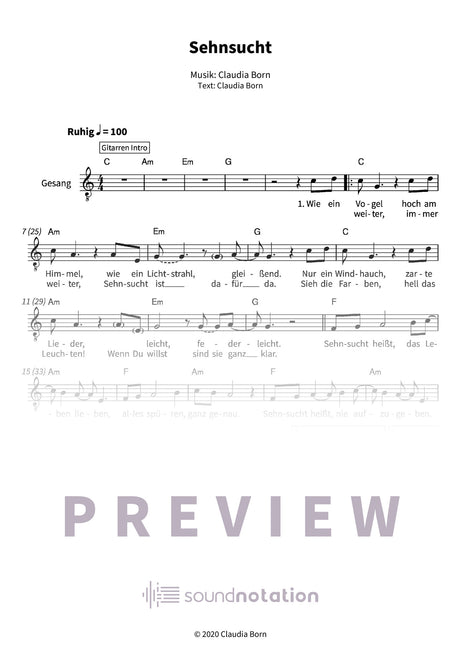 Sehnsucht - Preview Page 1