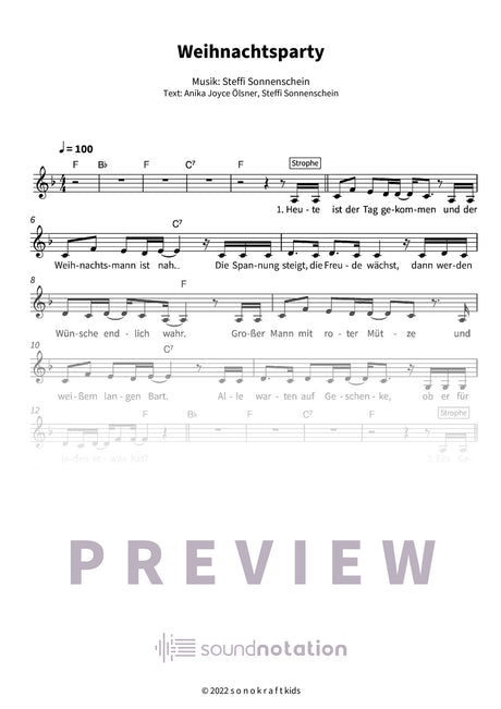 Weihnachtsparty - Preview Page 1