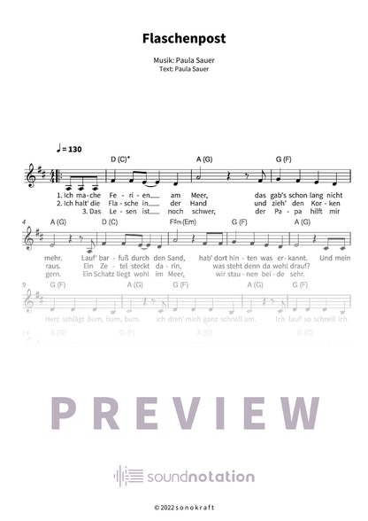 Flaschenpost - Preview Page 1