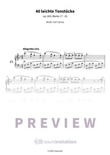 40 leichte Tonstücke - Preview Page 1