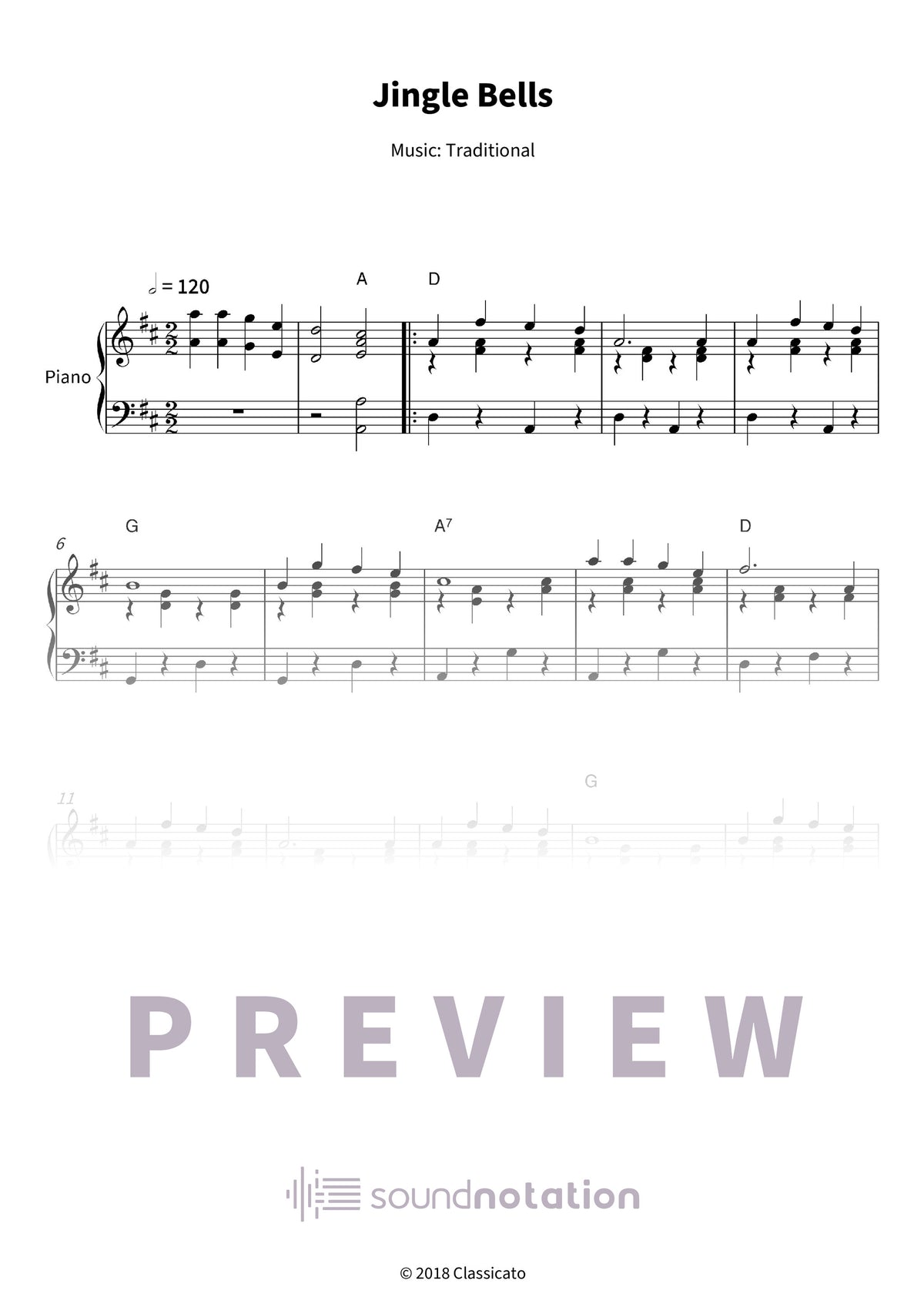 Jingle Bells - Preview Page 1