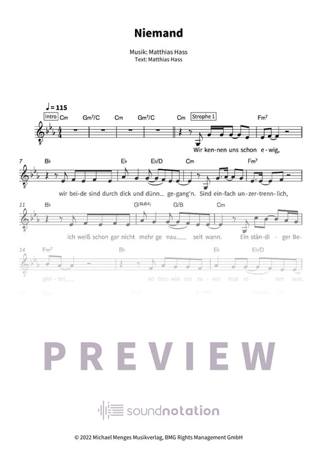 Niemand - Preview Page 1