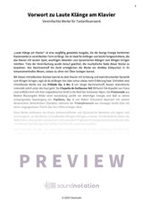 Laute Klänge am Klavier - Preview Page 1