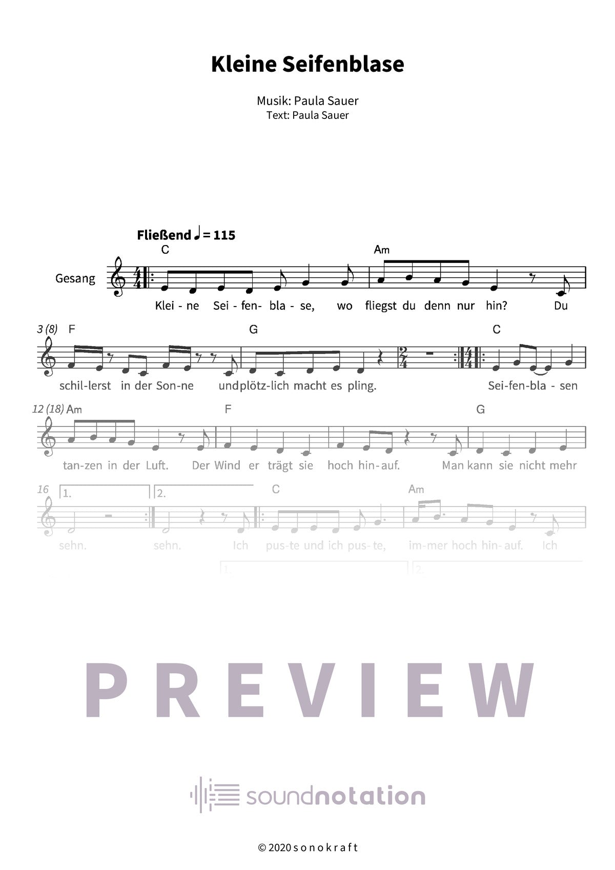 Kleine Seifenblase - Preview Page 1