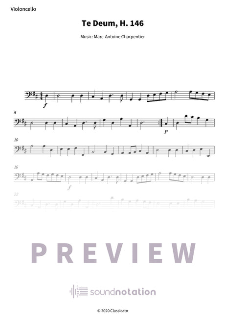Te Deum - Preview Page 1