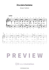 À la claire fontaine - Preview Page 1