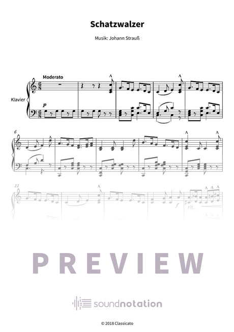 Schatzwalzer - Preview Page 1