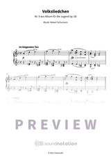 Volksliedchen - Preview Page 1