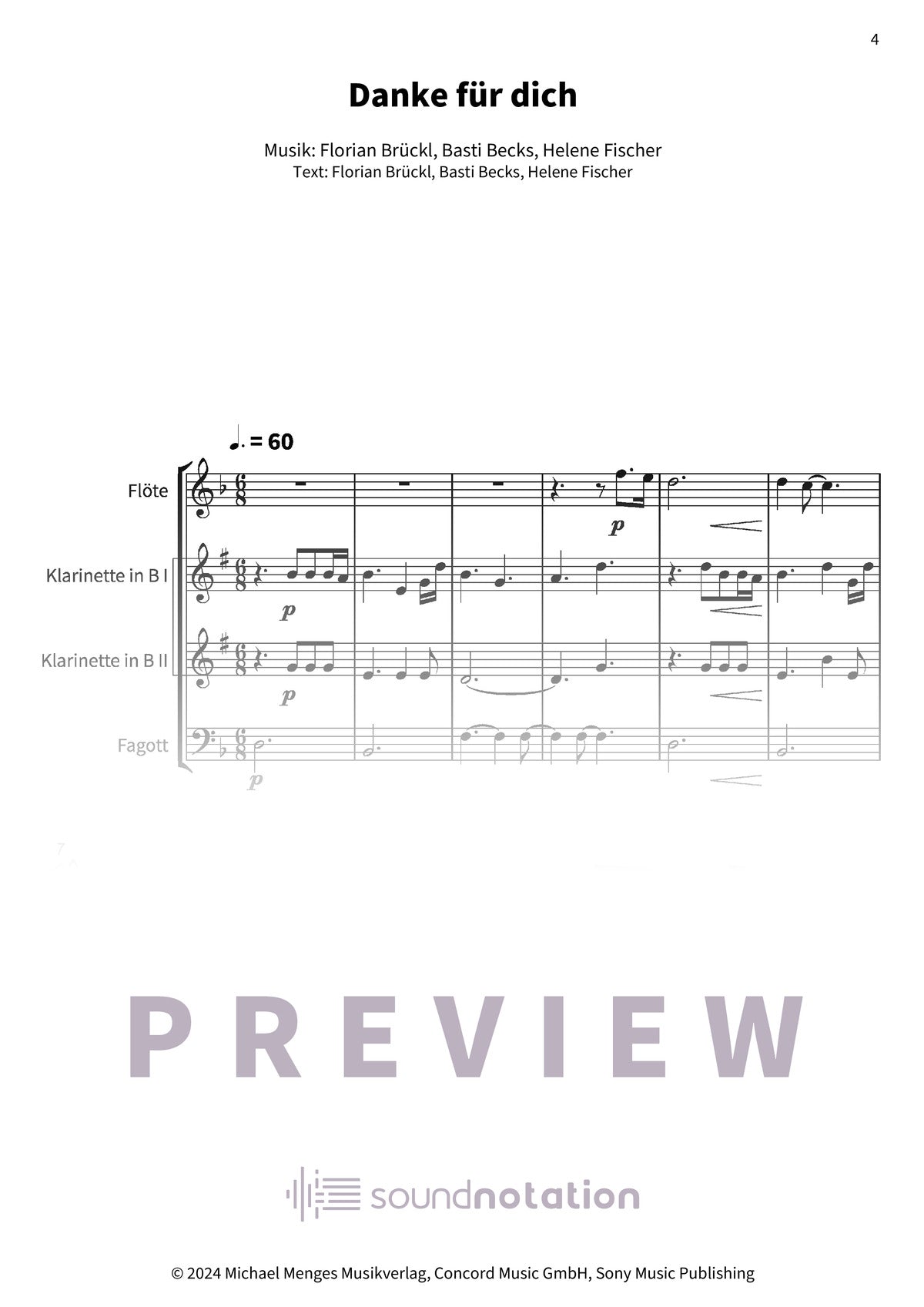 Danke für dich - Preview Page 1
