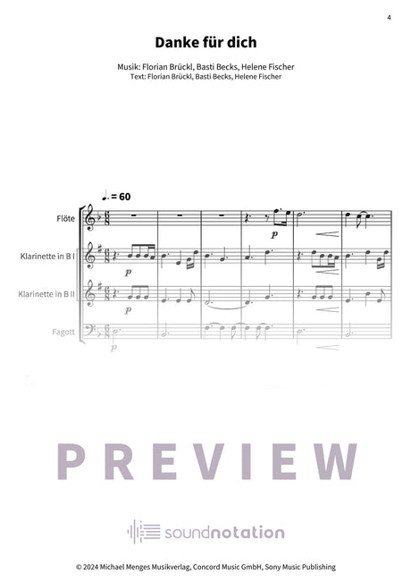 Danke für dich - Preview Page 1