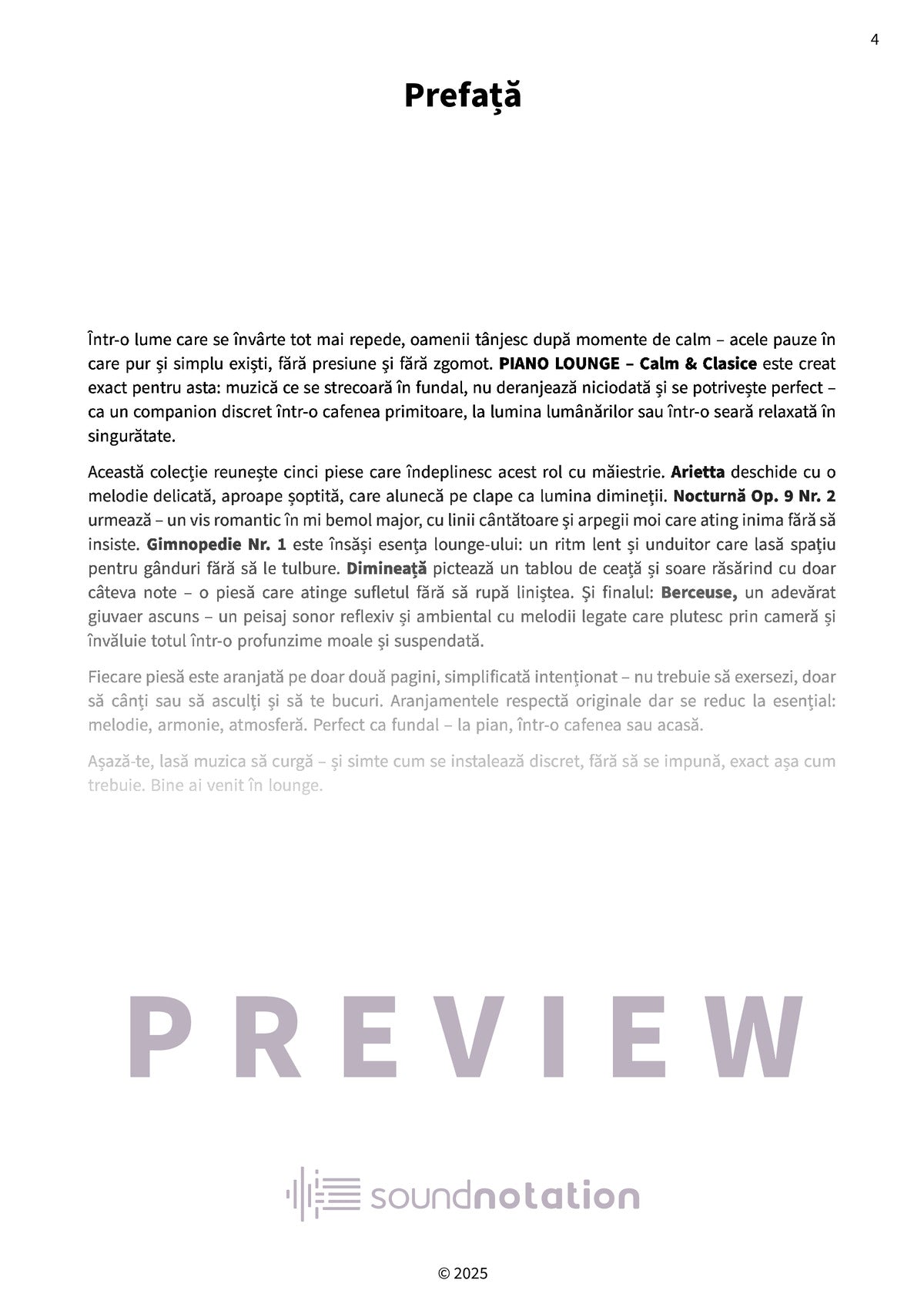 Piano Lounge - Preview Page 1