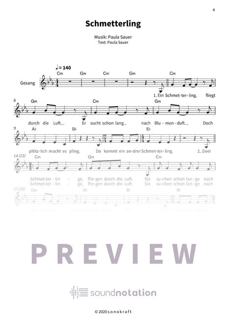 Schmetterling - Preview Page 1