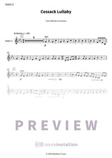 Cossack Lullaby - Preview Page 1