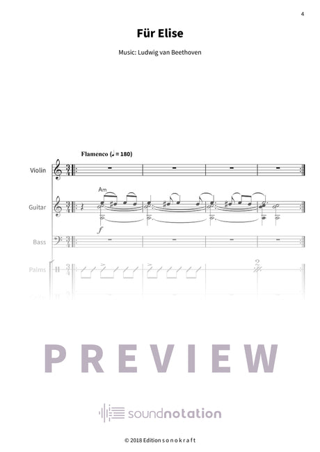 Für Elise - Preview Page 1