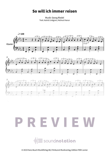 So will ich immer reisen - Preview Page 1