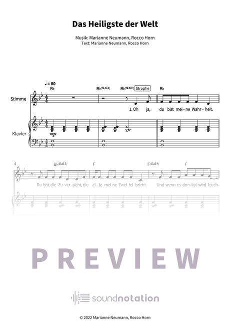 Das Heiligste der Welt - Preview Page 1