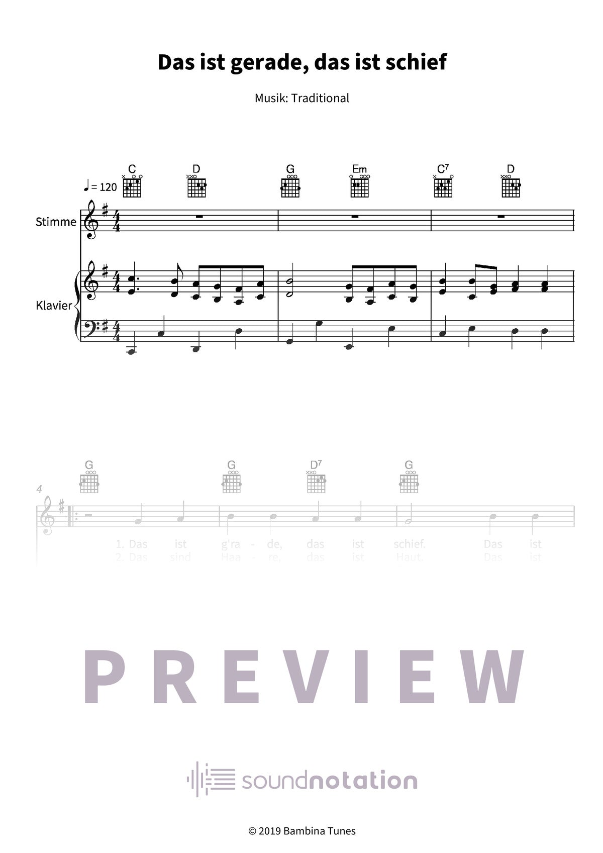 Das ist gerade, das ist schief - Preview Page 1