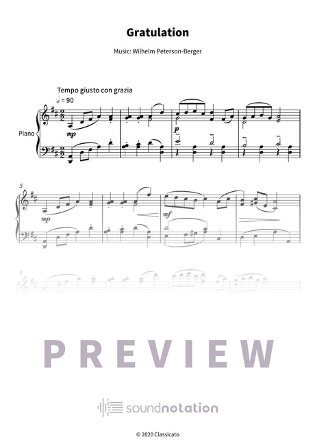 Gratulation - Preview Page 1